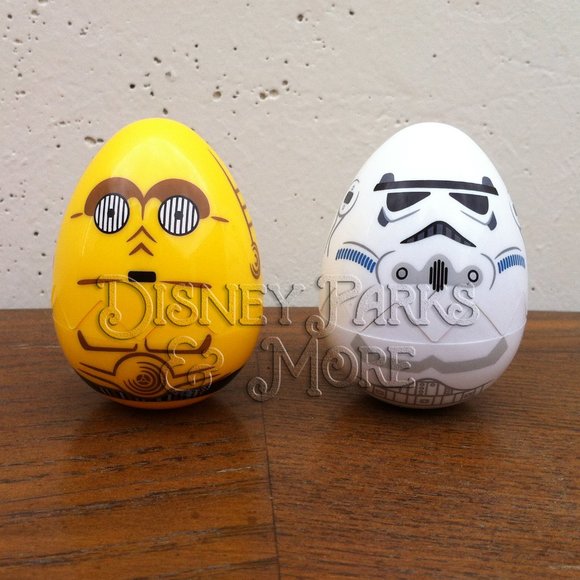2018 Disney Parks Star Wars C-3PO and Stormtrooper Character Eggs - Picture 5 of 8